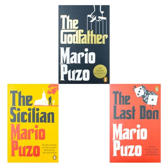 Mario Puzo The Godfather Collection 3 Books Set