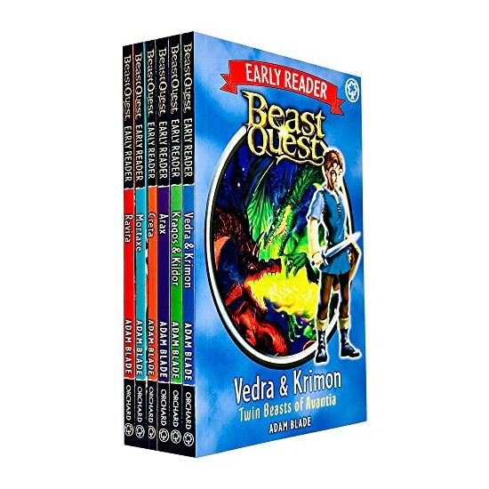 Beast Quest Early Reader 6 Books Collection Set, Adam Blade - Imagine 1