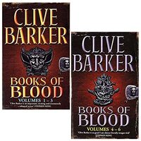 Books Of Blood Omnibus Series by Clive Barker 2 Books Collection Set (Volumes 1-6) - Fiction