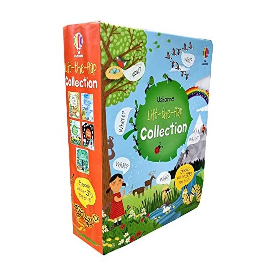 Usborne Lift-the-Flap Collection 5 Board Books Set - Imagine 1