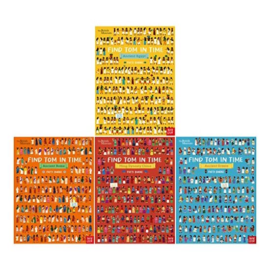 British Museum: Find Tom in Time Series 4 Books Set