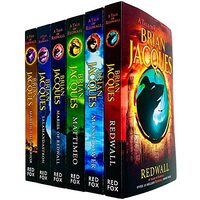 Redwall Series Books 1 - 6 Collection Set, Brian Jacques