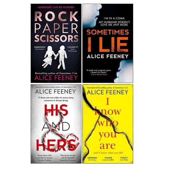 Alice Feeney Collection 4 Books Set