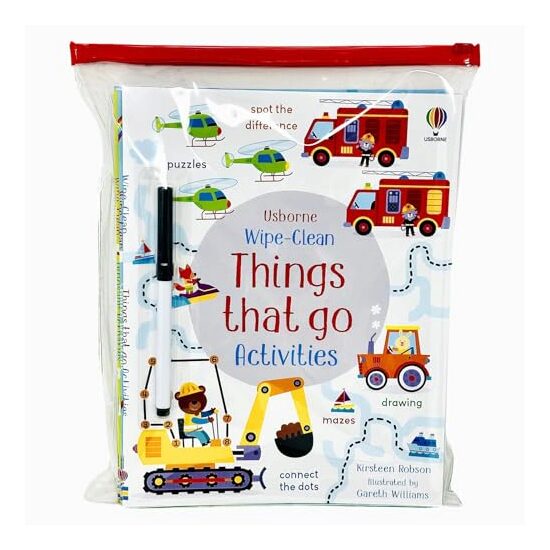 Usborne Wipe Clean Activities 6 Books Collection Set