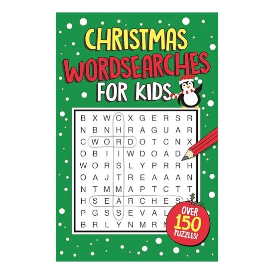 Christmas Wordsearches for Kids,