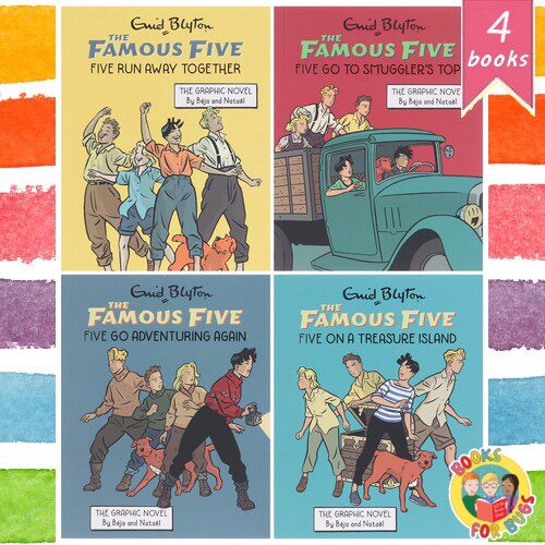 The Famous Five Graphic Novel Pack-Enid Blyton, Beja and Natael