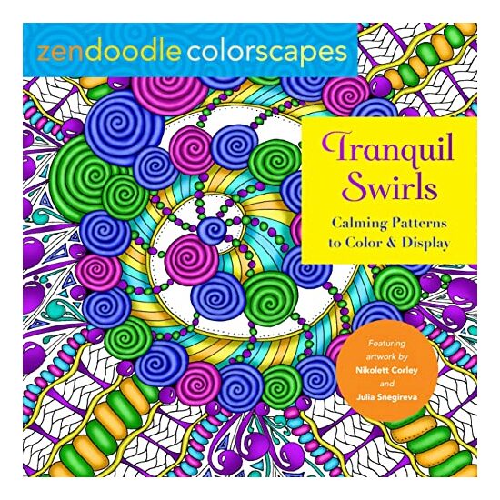 Zendoodle Colorscapes : Tranquil Swirls - Imagine 1