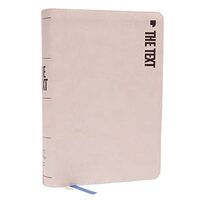 NET, the TEXT Bible, Leathersoft, Stone, Comfort Print