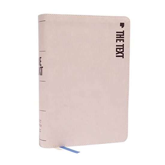 NET, the TEXT Bible, Leathersoft, Stone, Comfort Print