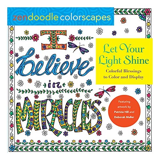 Zendoodle Colorscapes : Let Your Light Shine