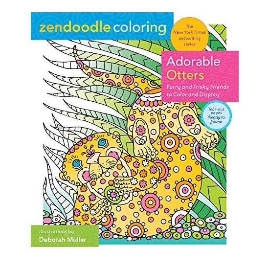 Zendoodle Coloring : Adorable Otters