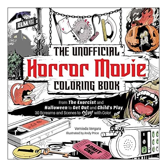Unofficial Horror Movie Coloring Book, Vernieda Vergara, Andy Price