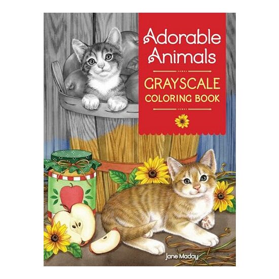Grayscale Coloring Book