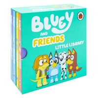 Bluey and Friends Little Library 4 Books Collection Set 