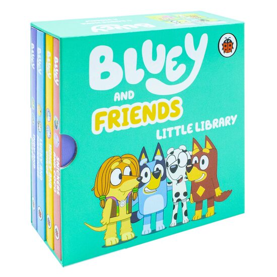 Bluey and Friends Little Library 4 Books Collection Set
