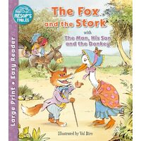 Fox and the Stork and the Man, His Son and the Donkey