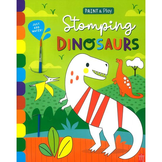Paint & Play: Stomping Dinosaurs (Inc Brush), Townhouse Books