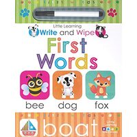 Page Publications Collection - Write and Wipe First Words - Early Learning for Children - Best Activity Book - Colorful and Durable Books - Perfect for Age 1 to 4