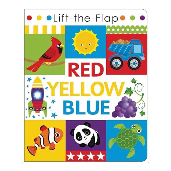 Lift-The-Flap RED YELLOW BLUE, Page Publications