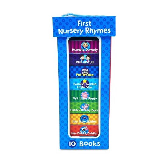 First Nursery Rhymes Tower Book - Kids Books Boxed Collection