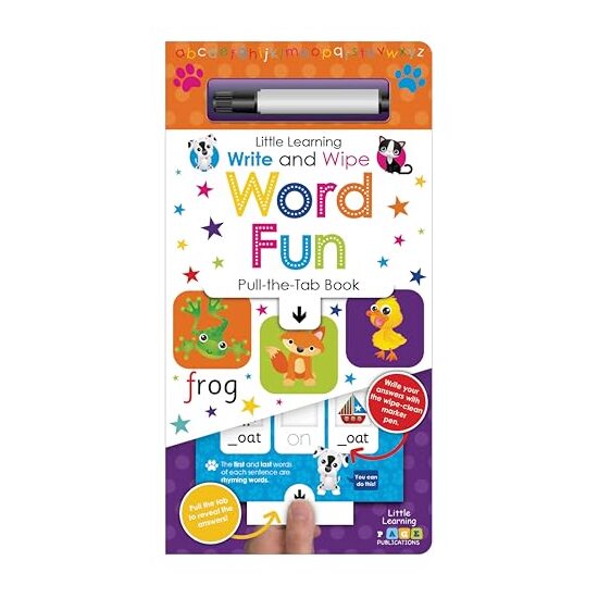 Write & Wipe Word Fun (Pull the Tab Answers) - Imagine 1