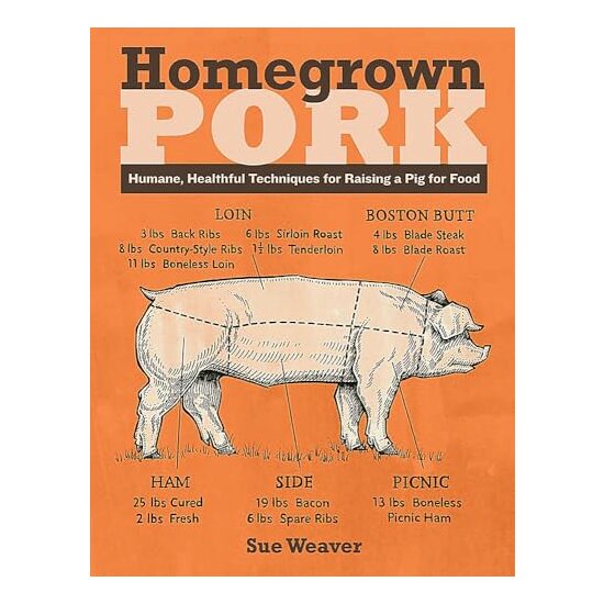 Homegrown Pork: Humane, Healthful Techniques for Raising a Pig for Food, Sue Weaver