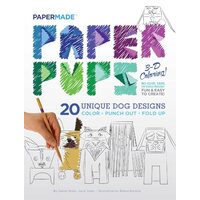 Paper Pups 3-D Coloring!, Papermade