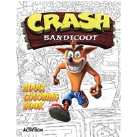 Crash Bandicoot Adult Coloring Book, Activision Staff