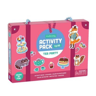 Tea Party Activity Pack To Go, Mudpuppy