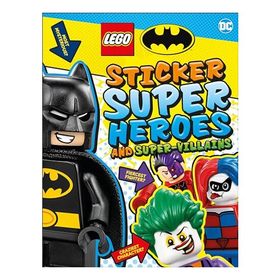LEGO Batman Sticker Super Heroes and Super-Villains, DK Publishing