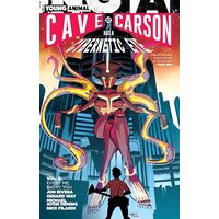 Cave Carson has a cybernetic eye
