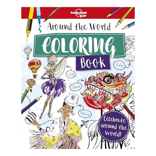 Around the World Coloring Book, Lonely Planet Publications Staff