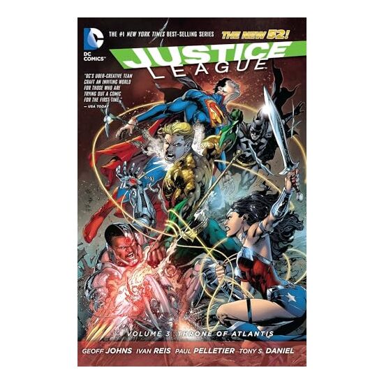 Justice League TP Vol 3 Throne of Atlantis The New 52, Geoff Johns