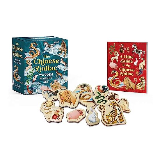 Chinese Zodiac Wooden Magnet Set, Aaron Hwang