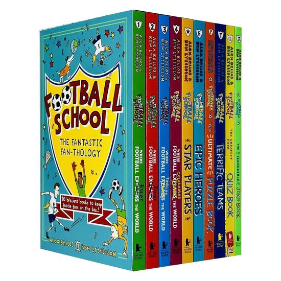 Football School - The Fantastic Fan-Thology - llustrated 10 Books Collection Box Set