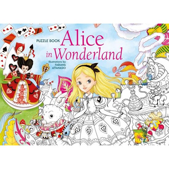Alice in Wonderland Puzzle Book