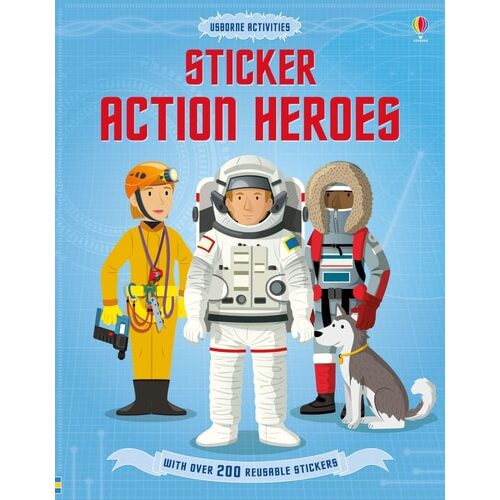 Sticker Action Heroes (Usborne Activities)
