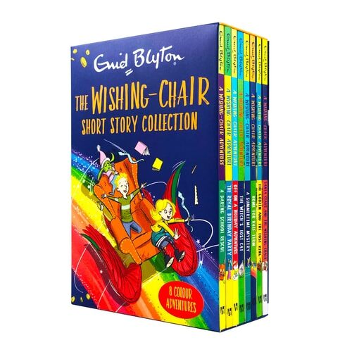 The Wishing-Chair Short Story Collection 8 Books Box Set By Enid Blyton(Off on a Holiday Adventure, The Royal Birthday Party, A Daring School Rescue, The Witch's Lost Cat, Home for Half-Term and MORE!)