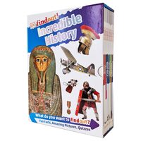 DK Findout! Series - Incredible History - 8 Books Box Set