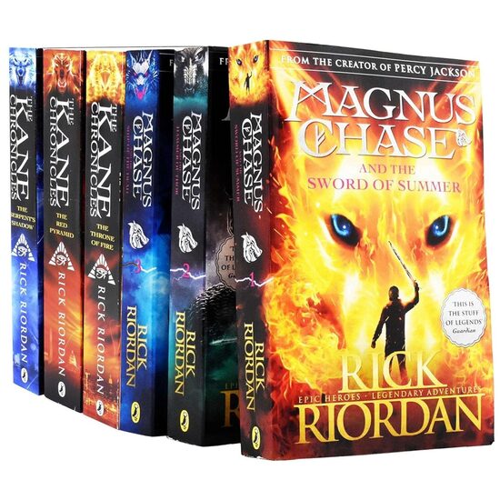 The Kane Chronicles & Magnus Chase Series (6 Books Collection)