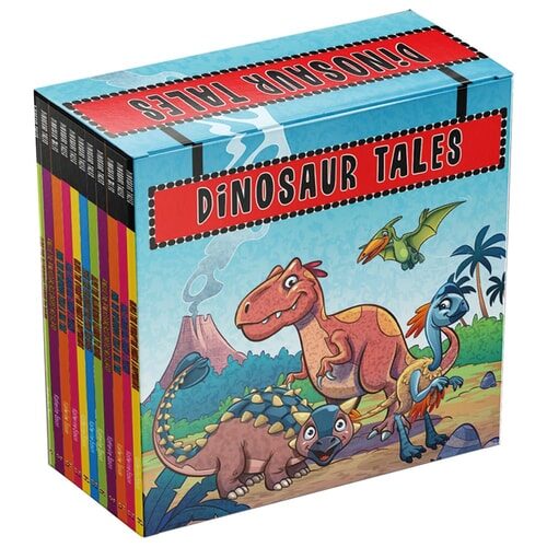 Dinosaur Tales 10 Picture Book Collection (Alfie The Allosaurus Learn to Roar, Olivia The Oviraptor Makes A Difference, Velu The Velociraptor Wins The ... Lost, Velu The Velociraptor Wins The Race)