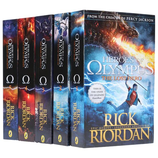 The Heroes Of Olympus The Complete 5 Books Collection Set By Rick Riordan