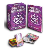 Practical Witchcraft Book & Card Deck Includes 128-page Book, 52 Cards and a Spell Chart
