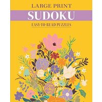Large Print Sudoku Easy-to-Read Puzzles