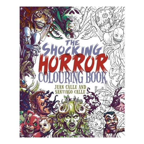 The Shocking Horror Colouring Book