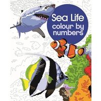 SEA LIFE COLOUR BY NUMBERS.