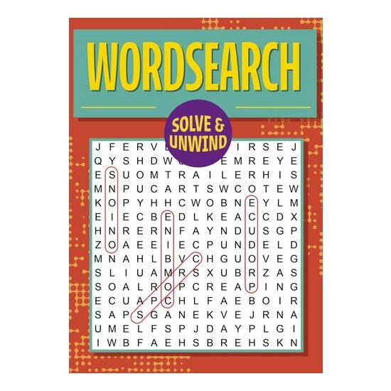 Solve and Unwind: Wordsearch Over 300 Puzzles
