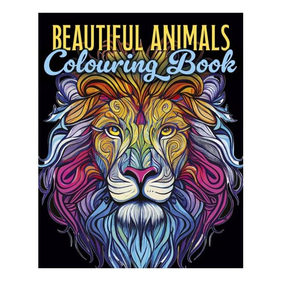 BEAUTIFUL ANIMALS COLOURING BOOK.