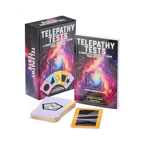 Telepathy Tests Book & Card Deck A Complete Toolkit to Train Your Intuition
