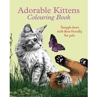 Adorable Kittens Colouring Book Snuggle Down with These Friendly Fur Pals